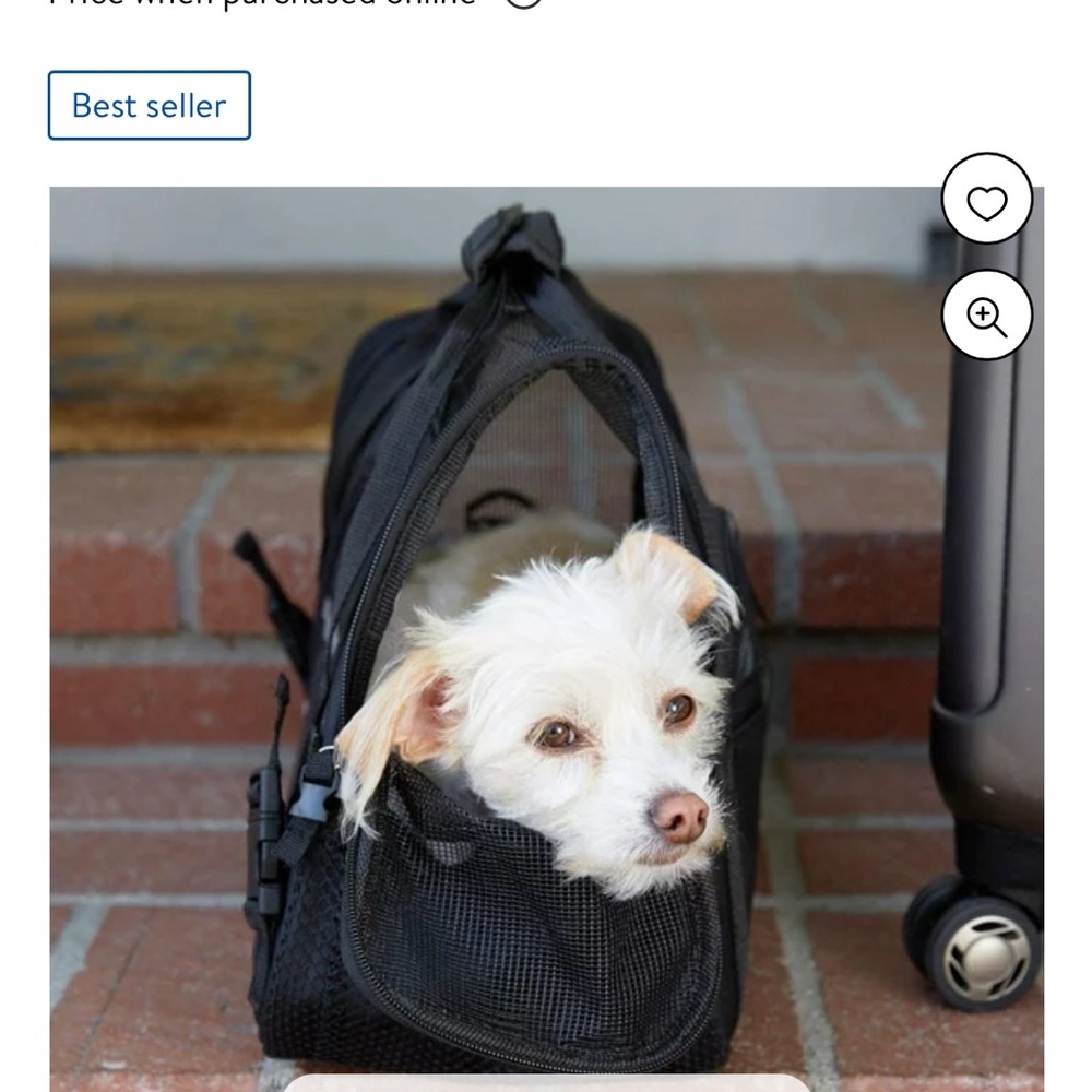 Paws & Pals Pet Carrier Airline Approved Soft-Sided Cats, dogs nwt - Picture 5 of 10